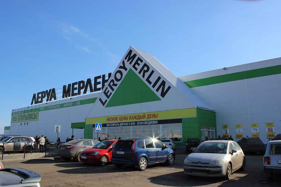 Светопрозрачные конструкции (СПК) на ТЦ Леруа Мерлен в г. Ярославль