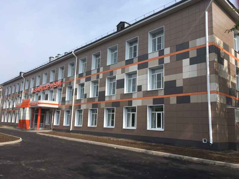Вентфасад из керамогранита и металлокассет