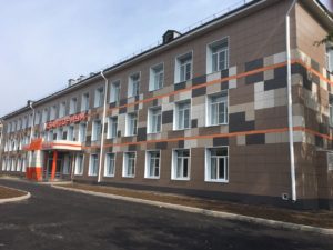 Вентфасад на детском технопарке Кванориум г. Череповец